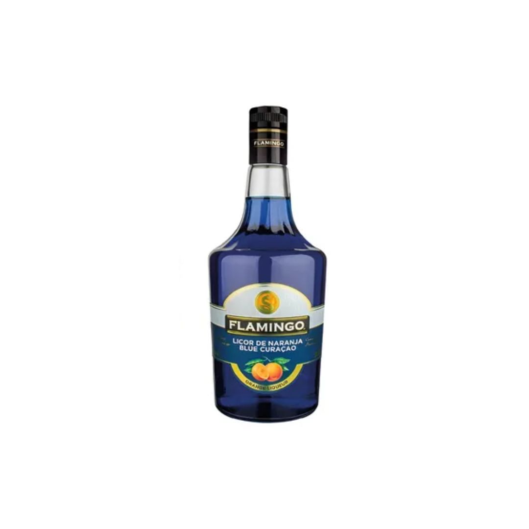LICOR FLAMINGO BLUE CURACAO 1 LT