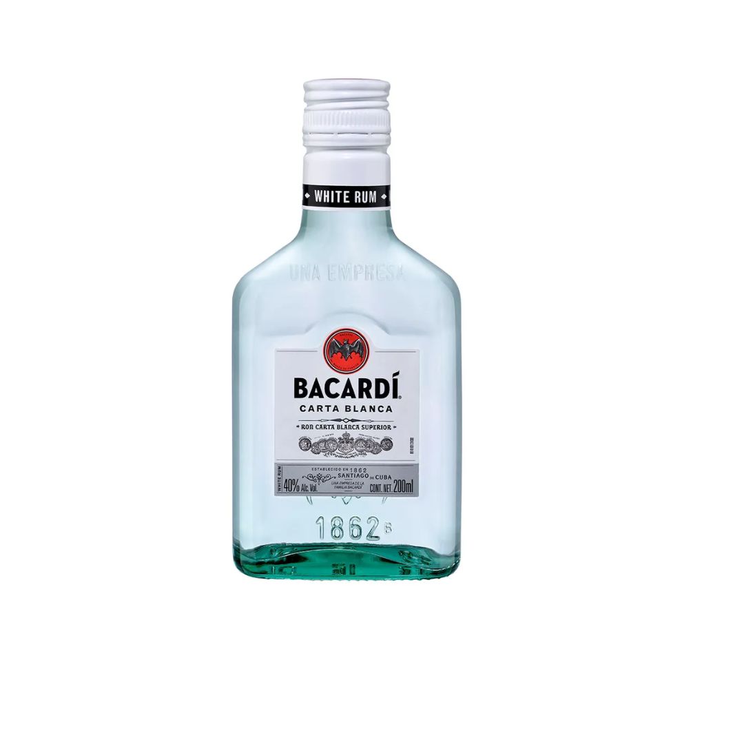 RON BACARDI BLANCO 200 ML