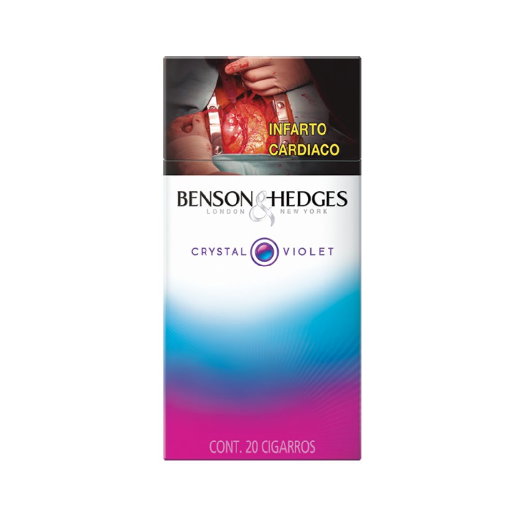 CIGARROS BENSON CRYSTAL VIOLET 20 CGR