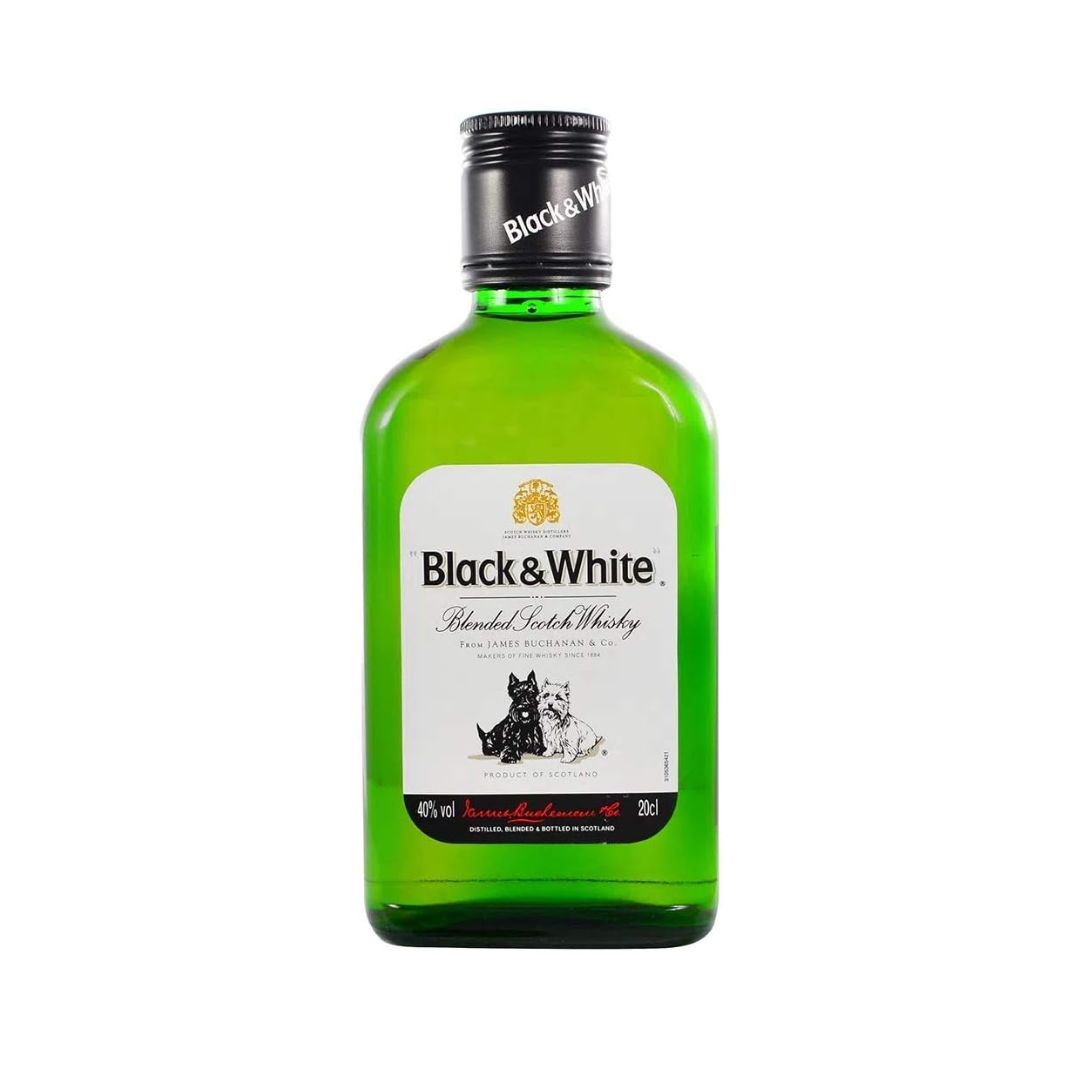 WHISKY BLACK & WHITE 200 ML