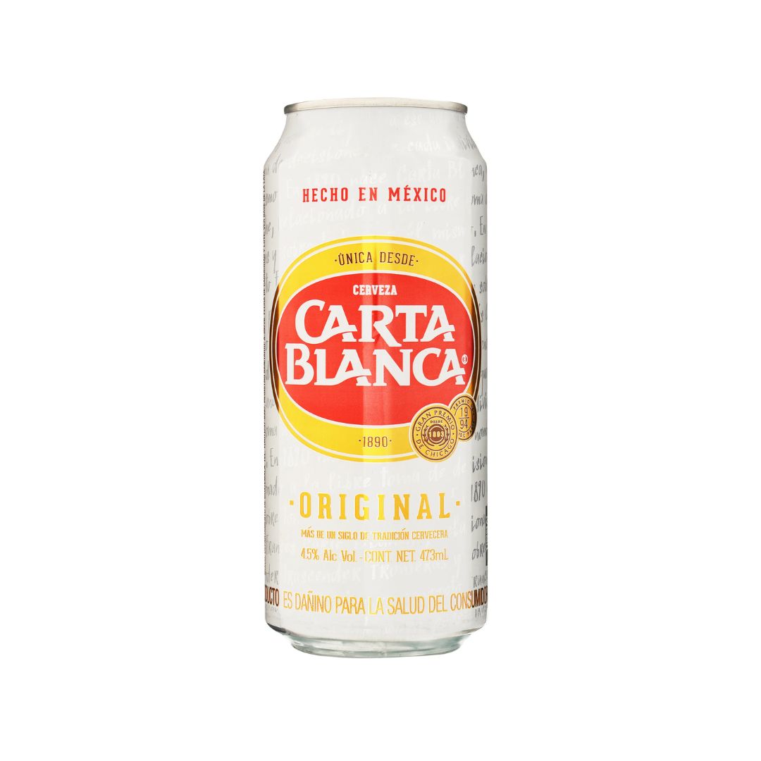 CERVEZA CARTA BLANCA LATON 473 ML