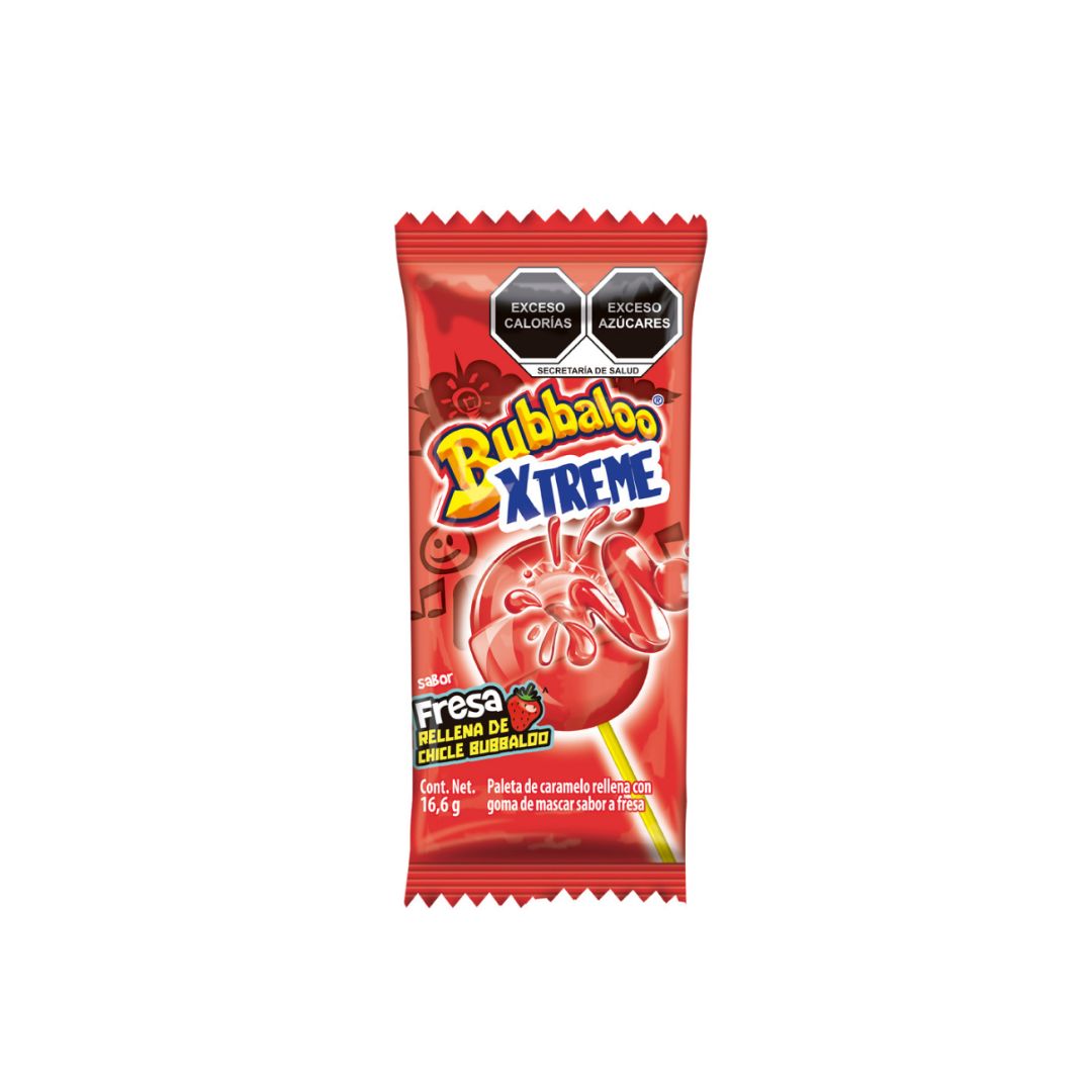 PALETA BUBBALOO FRESA 16.6 GR